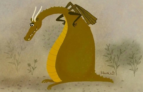 illusztracio sargaszold sarkanyrol